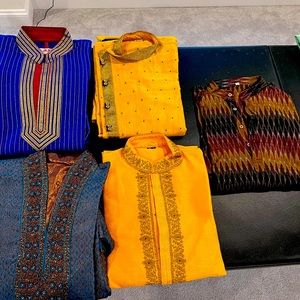 Men’s Indian and Pakistani Ethnic Kurtis - Gently used